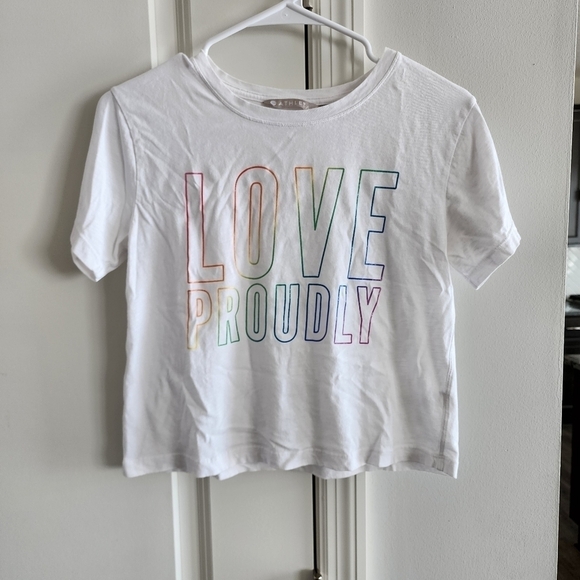 Athleta Love Proudly Cotton Tee - Picture 4 of 7